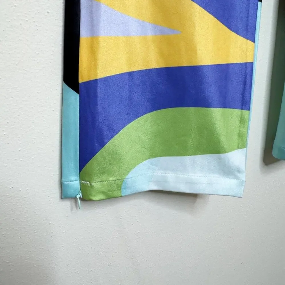 House of Sunny Nice to Meet You Pant Multicolor UFO Print Trousers Size US 2 NWT - Picture 5 of 16